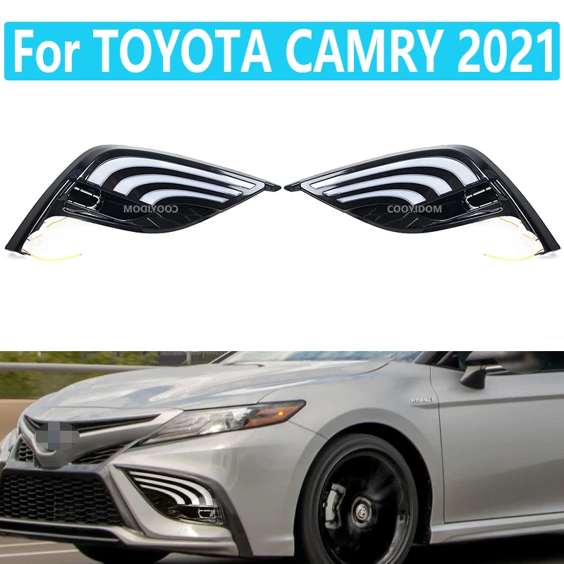 

1 пара, светодиодные противотуманные фары для Toyota CAMRY 2021