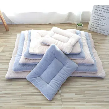 

Double Sided Thickened Dog Bed Short Plush Pet Bed Health Washable Comfortable Pet Met Cute Cushion Calming Pet Bed