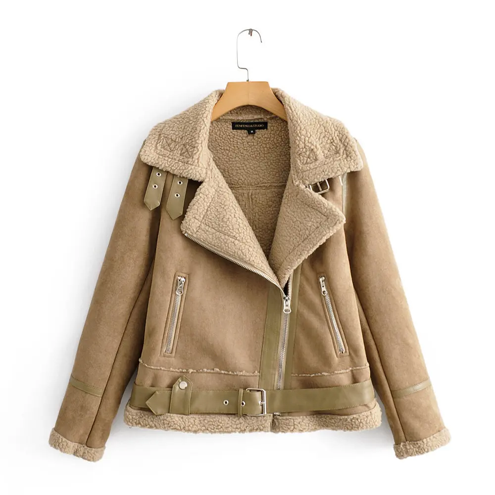 

2019 Winter New Style Western Style Suede Thick Warm Double-Sided Jacket 6318237