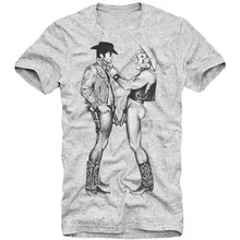 Футболка для геев, ковбой, Прайд, ЛГБТ, гей швул, том из финской королевы, летняя футболка