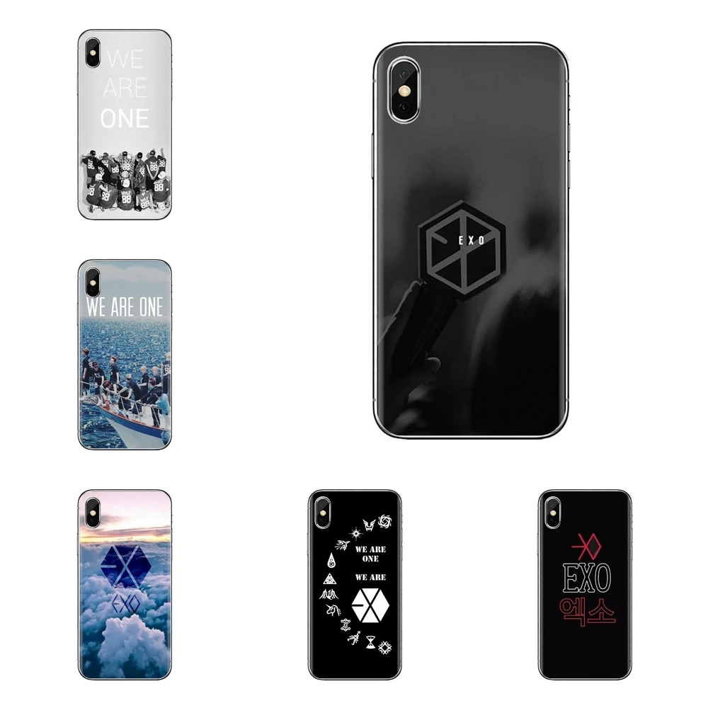 Soft Transparent Shell Covers Exo Kpop For Samsung Galaxy S3 S4 S5 Mini S6 S7 Edge S8 S9 S10 Plus Note 3 4 5 8 9 |