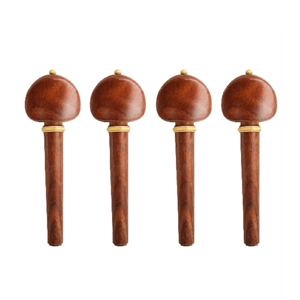 

High-grade Mahogany Wood Cello Pegs Four Strings Musical Instruments Accessories Professional Durable