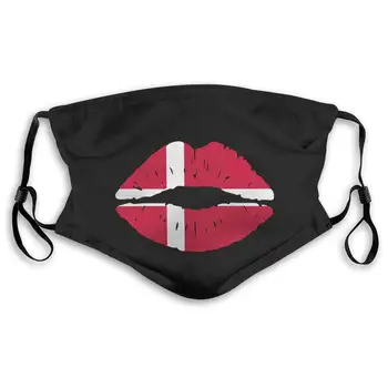 

I Love Danmark Active Carbon Filter Mask with PM2.5 Filters 5 Layers of Protection for Unisex