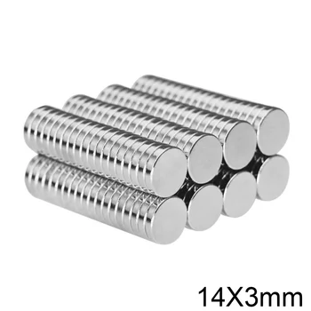 

5/10/20/50/100pcs 14x3 mm Rare Earth Magnet Diameter 14x3mm Fridge Round Magnets 14mm*3mm Permanent Neodymium Magnetic 14*3