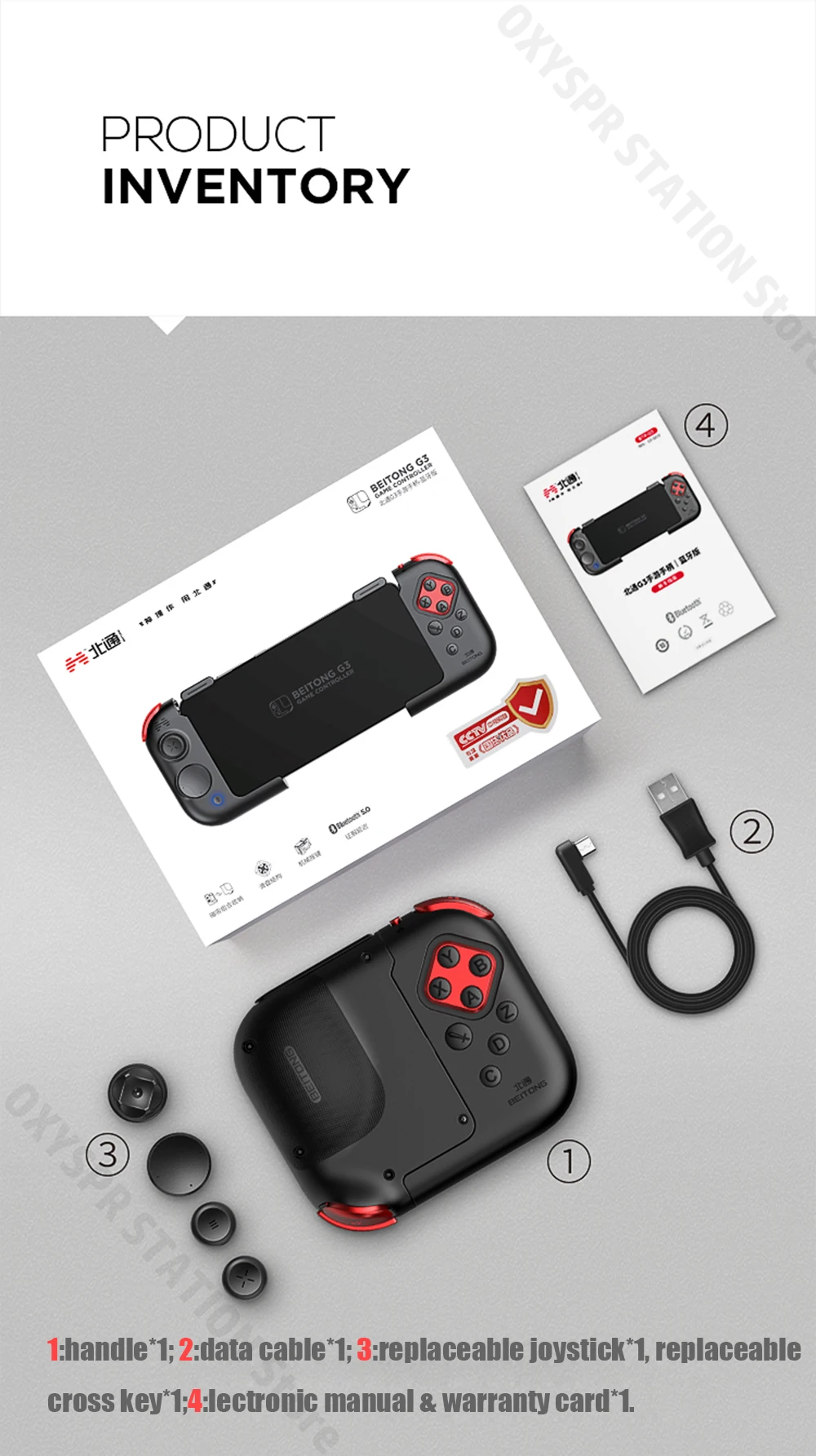 Betop BEITONG G3 Mobile Game Controller Bluetooth Gamepad,Magnetic Absorption For Android For Huawei HarmonyOS,Mechanical Keys