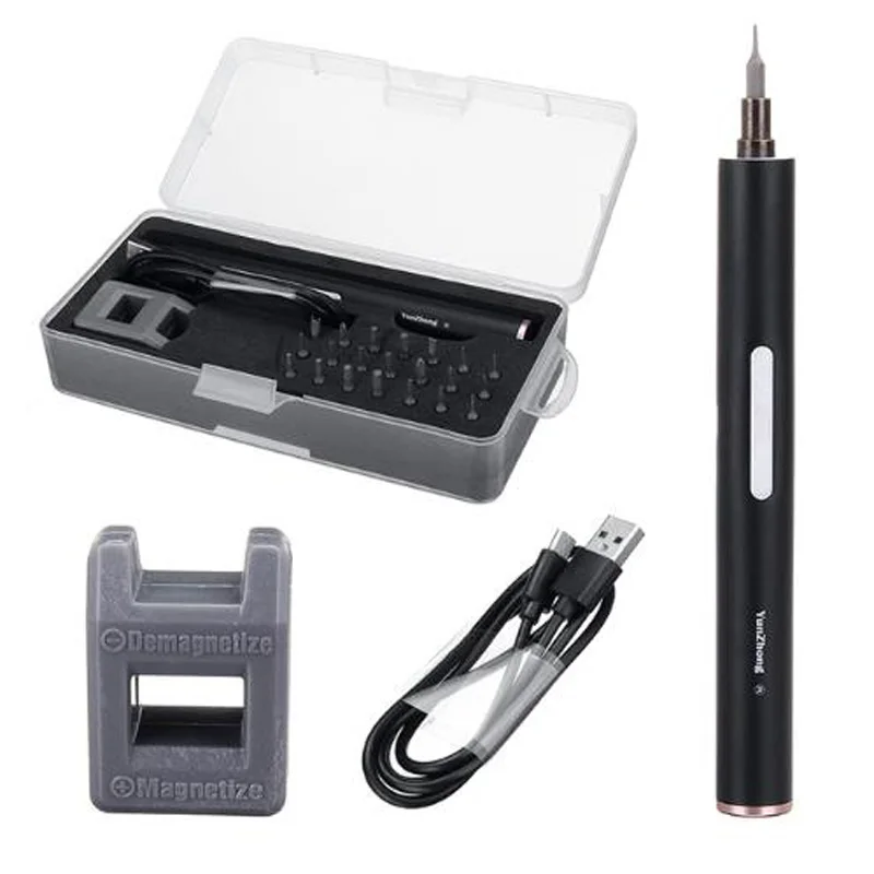

Mini Electric Cordless Magnetic Screw Driver Tool Rechargeable Li-ion Battery Electric Screwdriver Cable Steel Screwdriver Bits