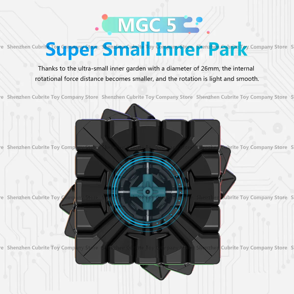 YJ MGC 5 куб 5x5 Магнитный магический куб yongjun MGC 5 магнитов головоломка скоростные кубики