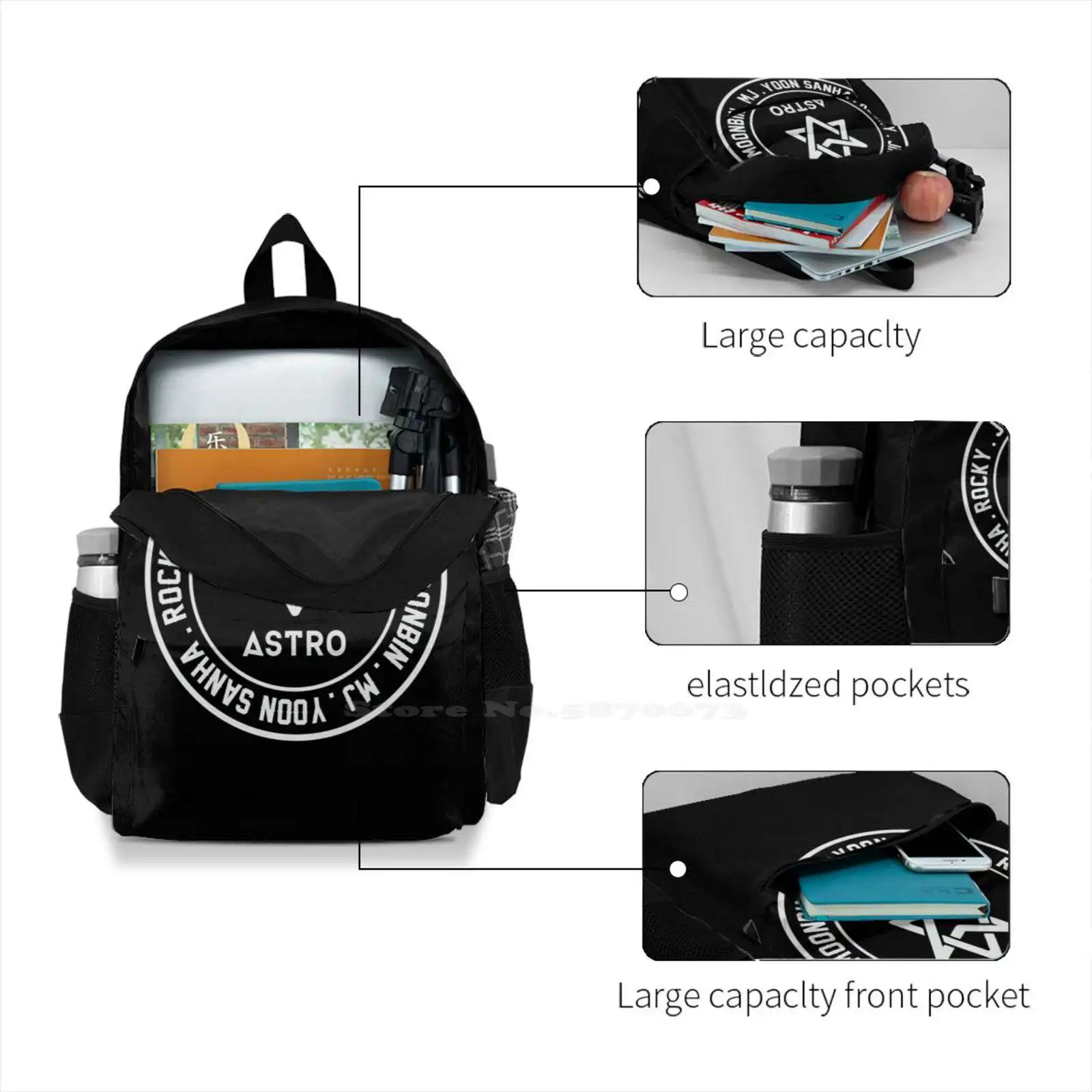 年末のプロモーション特価！ Astro Member Silver Travel Laptop Bagpack Fashion Bags Astro アイドル