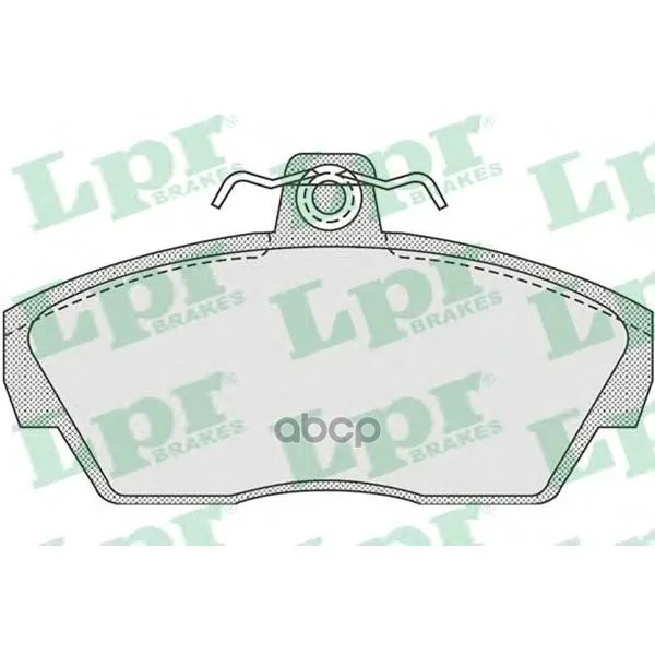 Колодки Тормозные Газ/Land Rover Freelander 98-06 Передние Lpr 05p922 Lpr арт. 05P922