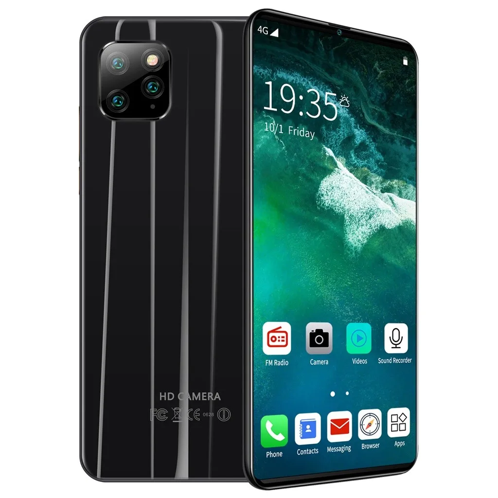 10 ядерный 6,1 дюймовый смартфон Android 9,1 8 ПЗУ 4G Вызов HD камера мобильный телефон профессиональный модный смартфон