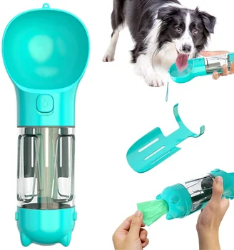 

Portable 3 In 1 Dog Water Bottle for Dogs Multifunction Dog Food Water Feeder Drinking Cup Puppy Cat Water Dispenser Pet Product