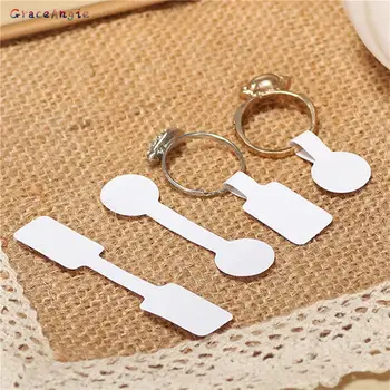 

100pcs Price Tag for Shoes / Clothing/Rings /Necklace/ Wholesale Price Label Tags with Hanging String White Price Tags Paper
