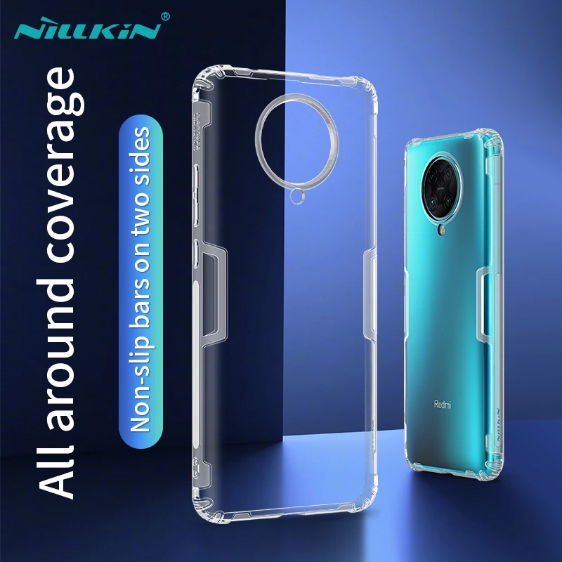 Ударопрочный чехол NILLKIN Nature из ТПУ Для Xiaomi POCO F2 PRO прозрачный силиконовый мягкий