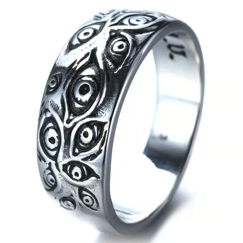 Sale Punk Fashion Ring Engraved Hipster-Ring Demon-Eye Hip-Hop Retro Personality Women OnwZeQBayA3