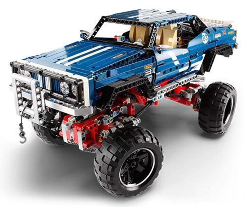Lepinblocks 20011 4x4 гусеничный эксклюзивный выпуск technic гоночный автомобиль модель