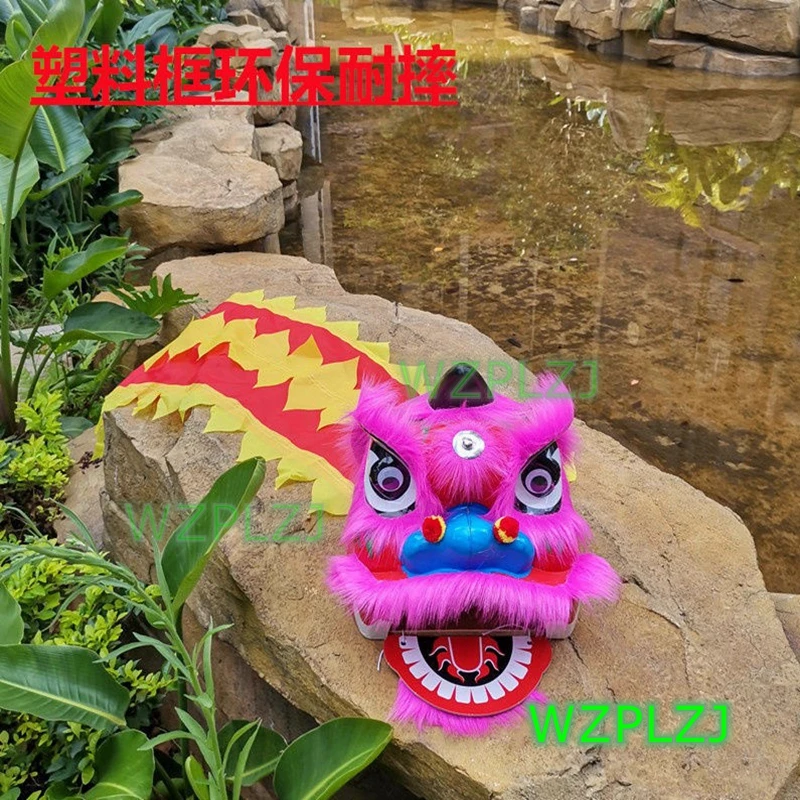 12 inch  Chinese Lion Dance Costume Set  2-5 Age Kid Children Play Gift Props Game Party Carnival Sport Outdoor Parade Stage