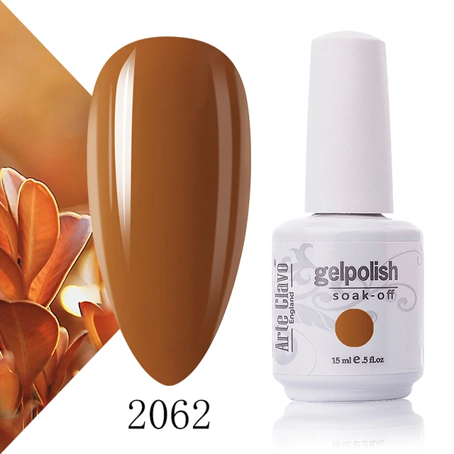 Arte Clavo 131 Colors Gel Polish Nail Gel Varnish Paint Semi Permanent Nails Art Gel Nail Polish For Manicure Top Coat Base Coat 2062