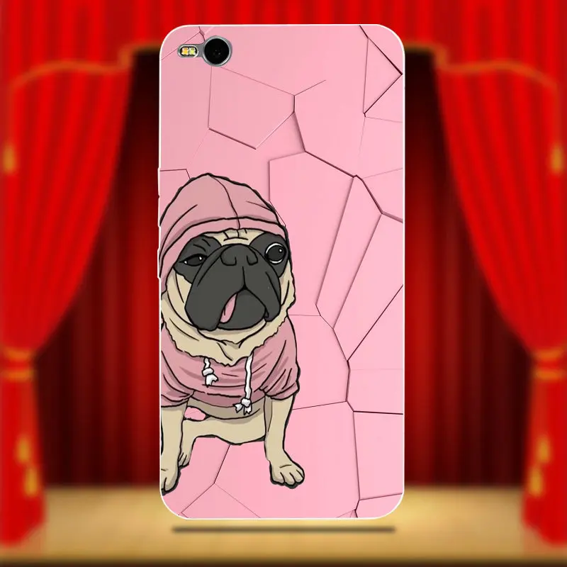 Soft Phone Cases TPU Silicon for LG G4 G5 G6 K4 K7 K8 K10 V10 V20 V30 for HTC U11 M7 M8 M9 M10 A9 E9 Plus Lovely Cartoon Pug Dog 5