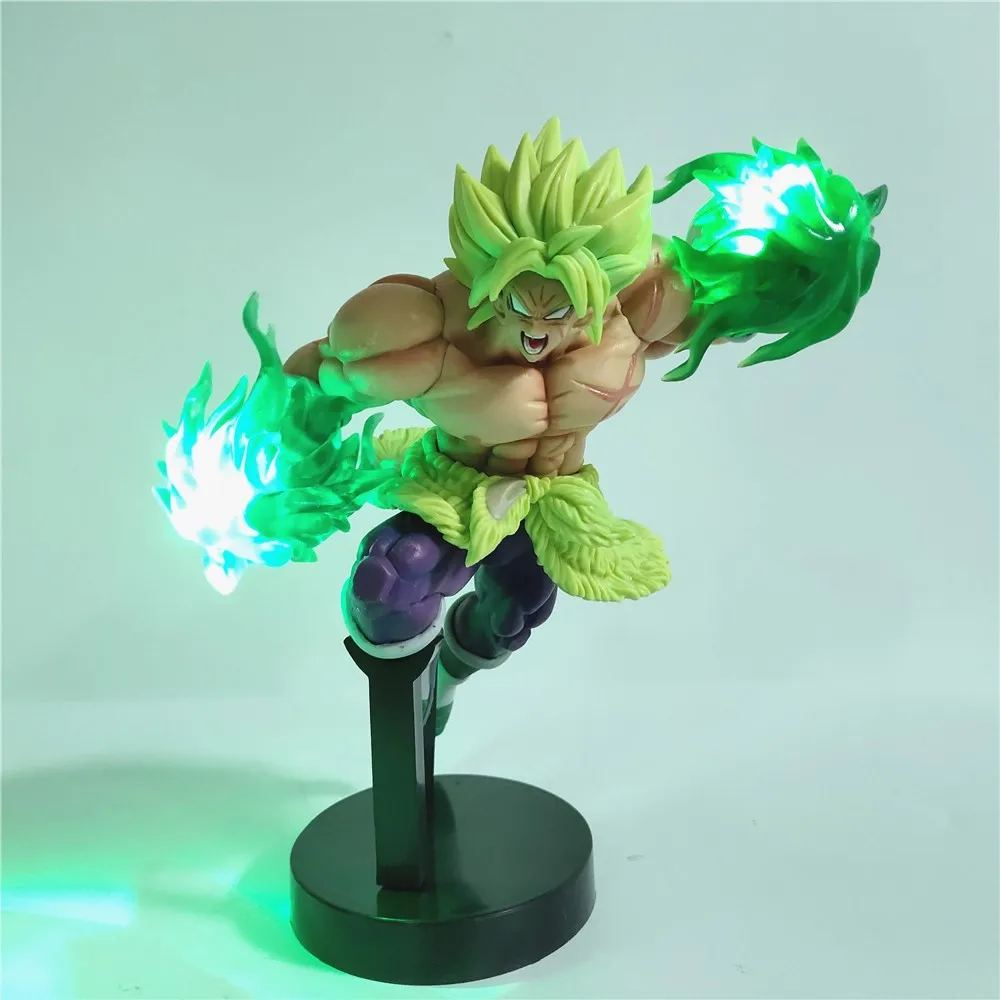Broly Dragon Ball Z Broli Anime Figures Action DBZ Super Broly Led Night Light Figurine Effect Power Esferas Del Collectible Toy