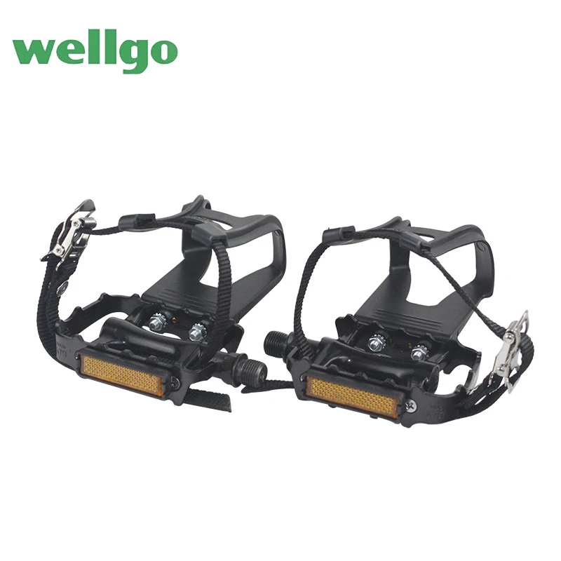 Велопедали Wellgo M248DU для MTB и дорожного велосипеда педали из алюминиевого сплава с