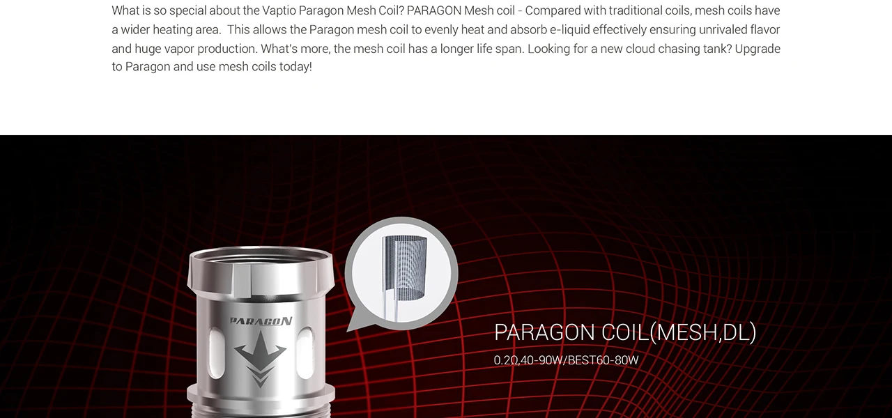 vape Танк atmizer VAPTIO PARAGON бак с емкостью 2,0/8,0 мл сетки катушки электронная сигарета поддержка дропшиппинг