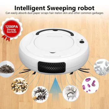 

Automatic Smart Robot Mopping Automatically Charge For Sweep and Wet Hard Carpet Run Disinfection Floor Dirt Dust Vacuum Cleaner