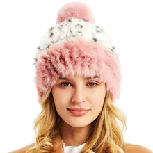 Зимние меховые шапки для женщин, теплая пушистая плюшевая шапка, меховая шапка для девочек, Женская пушистая теплая шапка Skullies