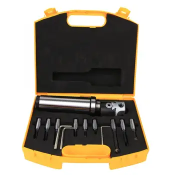

Boring Cutter Set 40 Carbon Steel CNC Milling Tool Kits with Storage Box MT5-F1-12-9PCS Boring Tool