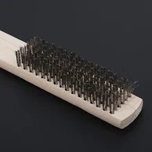 Сверхмощная 2-6 ряд стальная проволочная щетка 290 мм-краска для удаления ржавчины металла 208 мм Великобритания