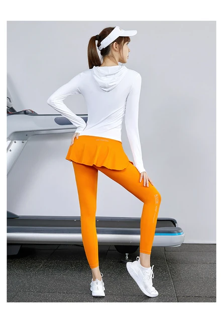 Women Side Pocket Yoga Pants High Waist 2 in 1 Gym Running Tights Nylon  Workout Training Sports Skirt Tennis Golf Leggings - AliExpress