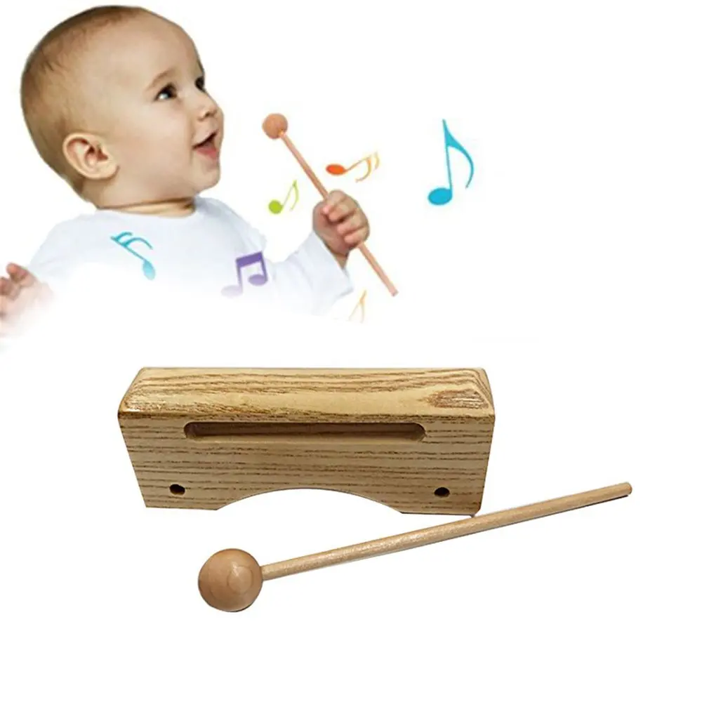 Orff World, деревянная игрушка в форме подушки, Детская перкуссия, инструмент, детский Хлопушка, игрушка для раннего образования, развивающая интерес