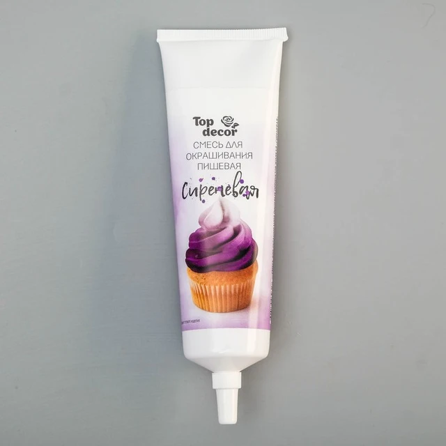 Food coloring gel Top Decor, lilac, 100 g Kitchen supplies 1