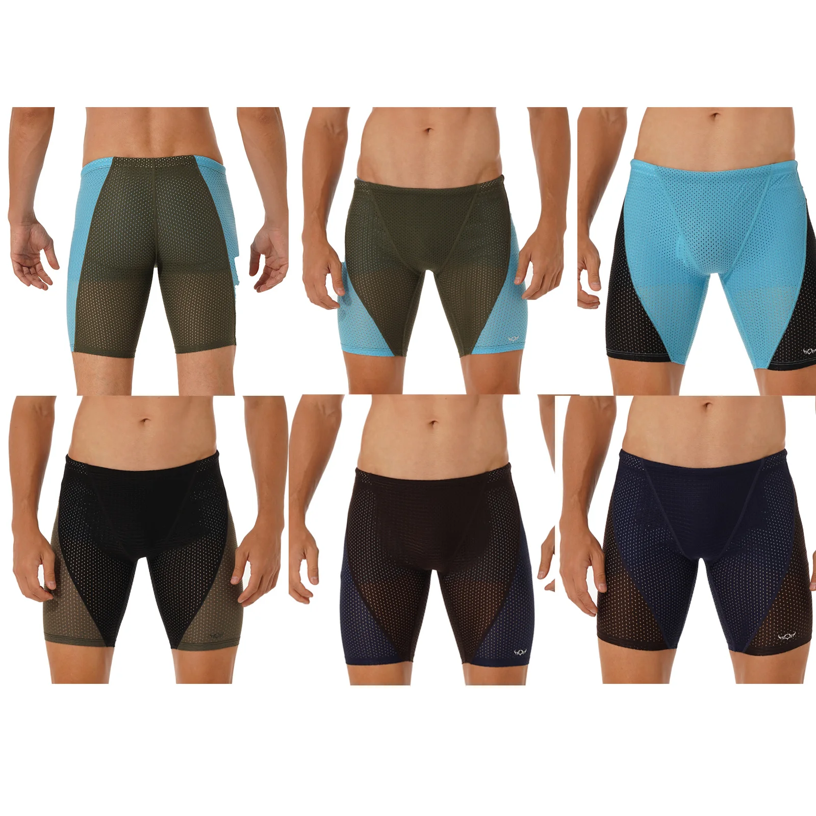 

Эластичные шорты мужские, повседневные, облегающие, контрастных цветов, спортивные, для тренажерного зала, фитнеса, йоги, быстросохнущие плавки шорты для езды на велосипеде