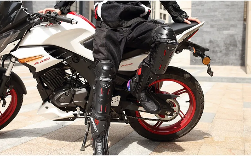 4 шт. мотоциклетные наколенники налокотники Наколенники Защита для велоспорта Наколенники Защита для спорта на открытом воздухе езда защитное снаряжение набор C140