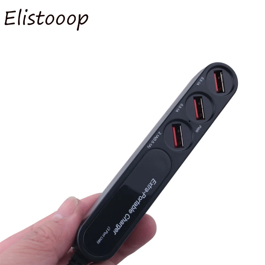 Новый адаптер питания с 3 USB-портами портативный Usb-концентратор зарядное