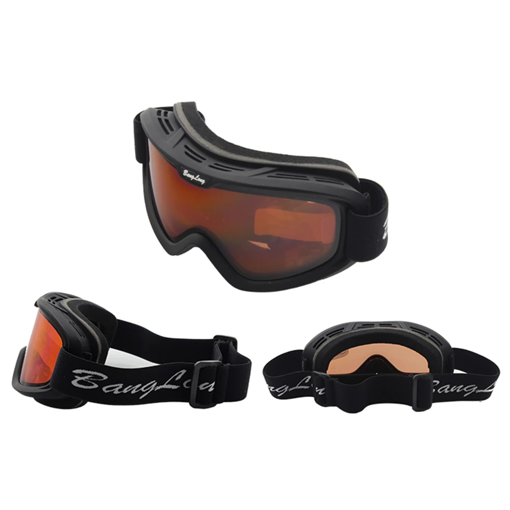 Men Women Double-Layer Ski Goggles Anti-Fog Wind-Proof Hiking Outdoor Goggles 