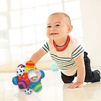 

Baby Toys Fun Little Loud Bell Baby Ball Rattles Toy Develop Baby Intelligence Grasping Toy HandBell Rattle Toys For Baby