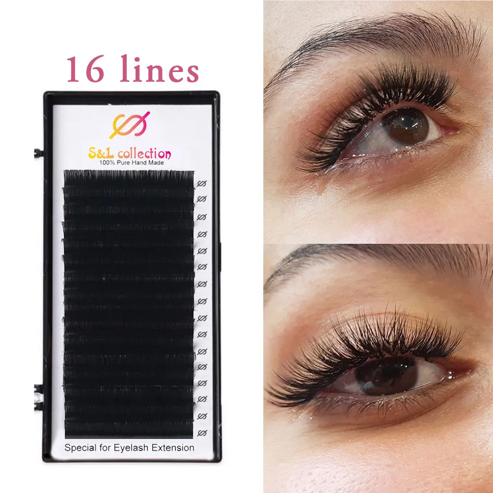 

Eyelash Extension Individual Eyelash Extension Volume Lash Faux Mink Eyelash Curl C/CC/D/DD 0.03-0.25mm Cilios Eye Lash Supplies