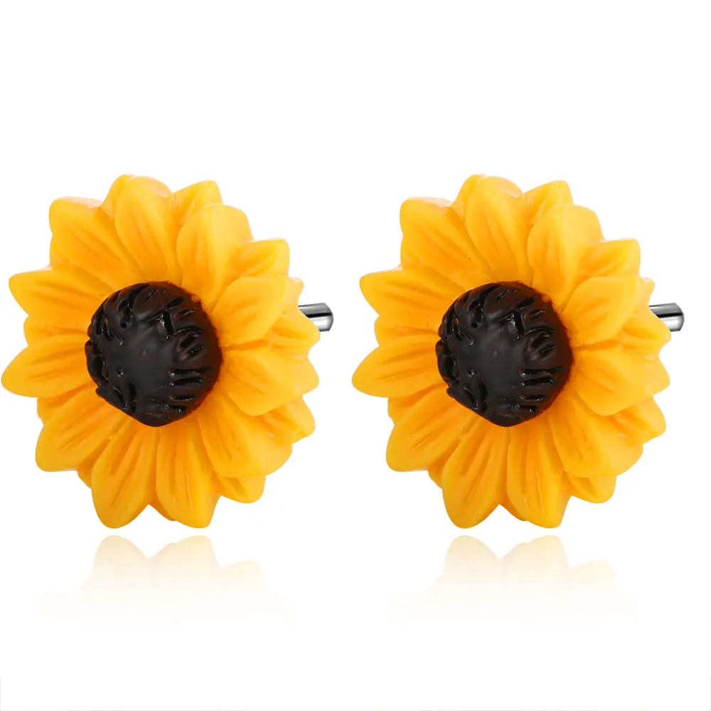 5 пар/лот 15-17-24мм серьги-гвоздики с эпоксидной смолой для женщин трендовые серьги-гвоздики для женщин женские ювелирные изделия подарок