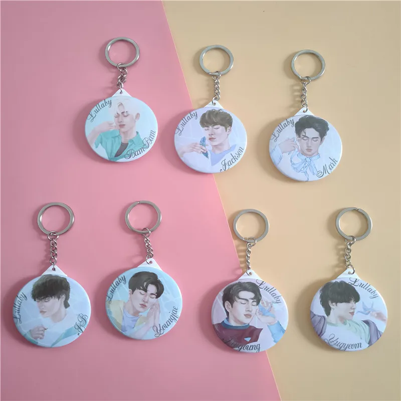 Кольцо для ключей с подвеской Kpop Got7 JB MARK бэмбам Джексон YoungJae версия YuGyeom JinYoung Q