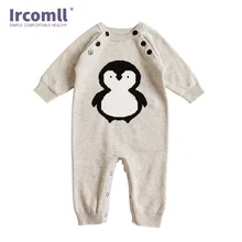 

Ircomll Newborn Baby Romper Soild Color Knit Long Sleeve Baby Sweater O-neck Infant Boys Overalls Clothes 0-24 Months Costumes