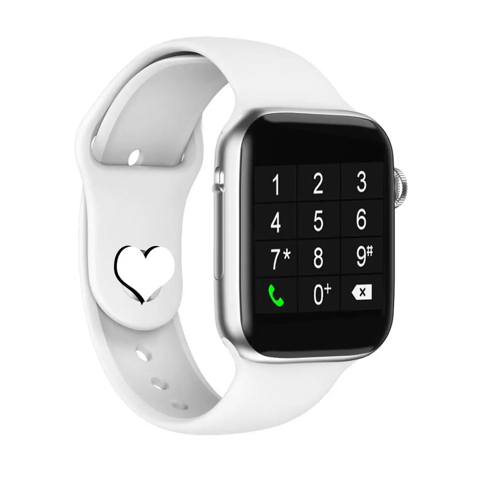 MTK2502D Смарт часы Поддержка Bluetooth Вызов сообщение ECG сердечного ритма Смарт часы для мужчин Smartwatch женщин 4 для Apple Android телефон - Цвет: Белый