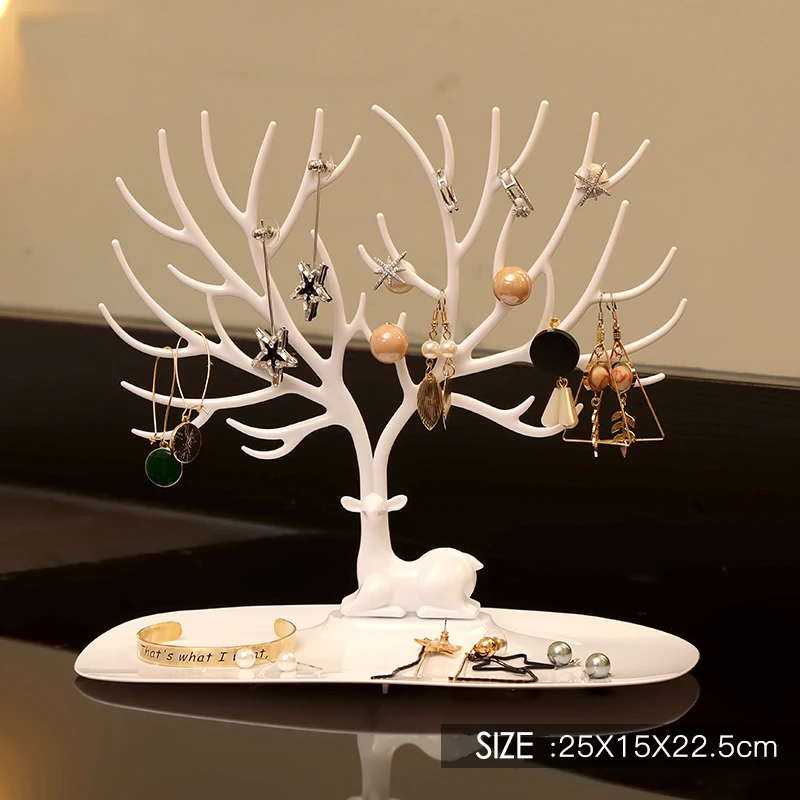 

Earrings Organizer Storage Box Desktop Ear Stud Showing Stand Hanging Stud Earrings Ring Necklace Accessorie Sorting Jewlery Box