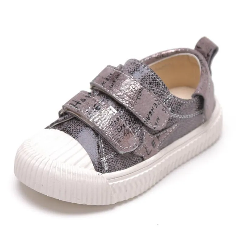 Weoneit детская спортивная обувь Chaussure Enfant; обувь для мальчиков и девочек; Новинка; сезон осень-весна; Детские кроссовки с принтом; Детские кроссовки на плоской подошве; CN 21-30 - Цвет: grey
