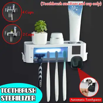 

Ultraviolet Toothbrush Disinfector toothbrush Dispenser Ultraviolet disinfection Holder toothbrush Sanitizer Solar charging