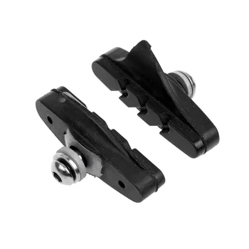 

2 Pair Mountain Bike V brake Blocks Black Bicycle BMX Break Shoes Pads 52mm