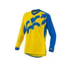 Золотой Motocicleta equipo de bicicleta de montaña cuesta abajo Джерси лиса MTB Offroad DH MX bicicleta locomotora camisa de campo - Цвет: Золотой