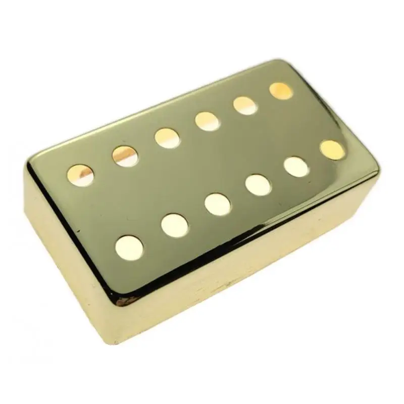 Humbucker Guitar Pickup Cover 52mm Pole Spacing Covers Gold for LP Parts