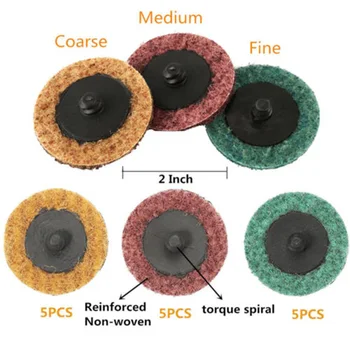

Type R Sanding Discs Roll Abrasive Conditioning Aluminium Oxide Quick Change Pads Kits High Quality