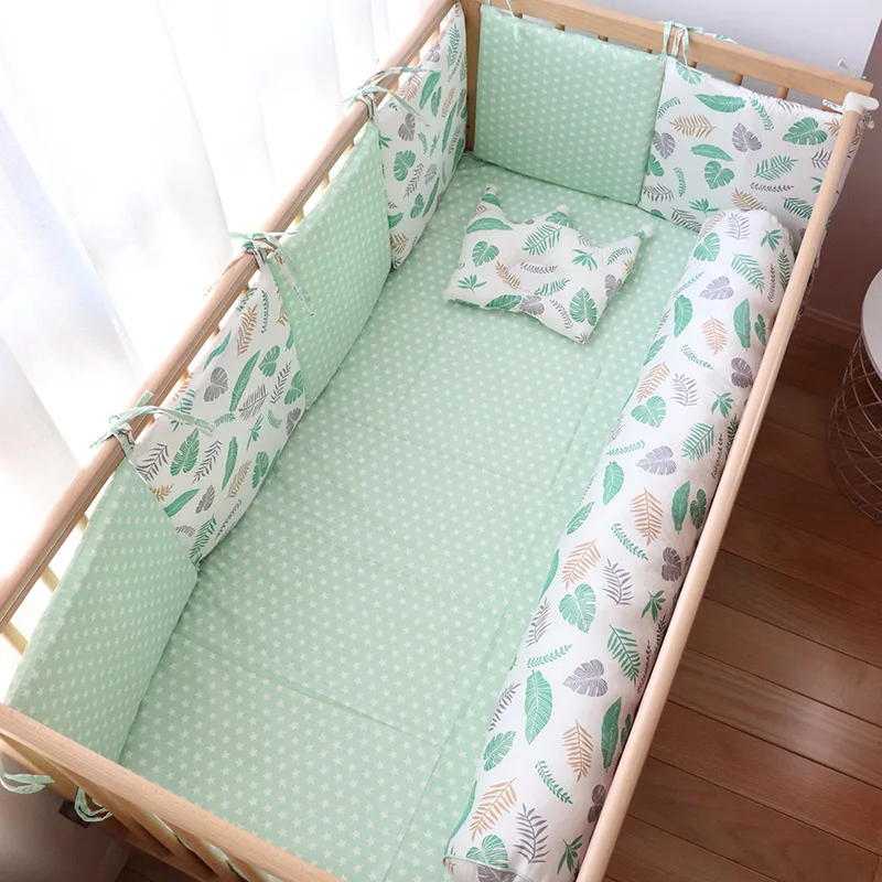 Baby Bumpers In The Crib Protector For Newborns Nordic Baby Room Decor Children Thick Soft Cot Bumper For Boy Girl Infant Bed crib bumper